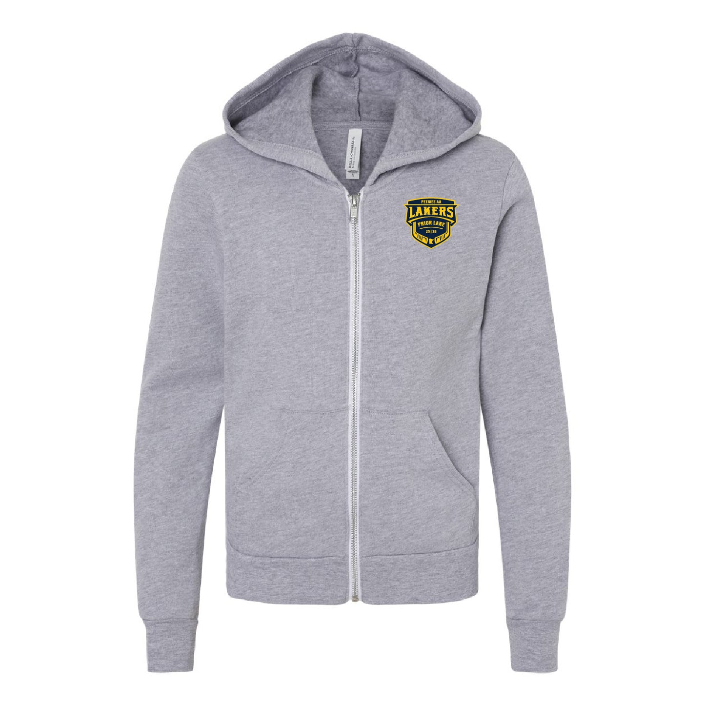 Prior Lake Peewee AA Youth Sponge Fleece Full-Zip Hoodie