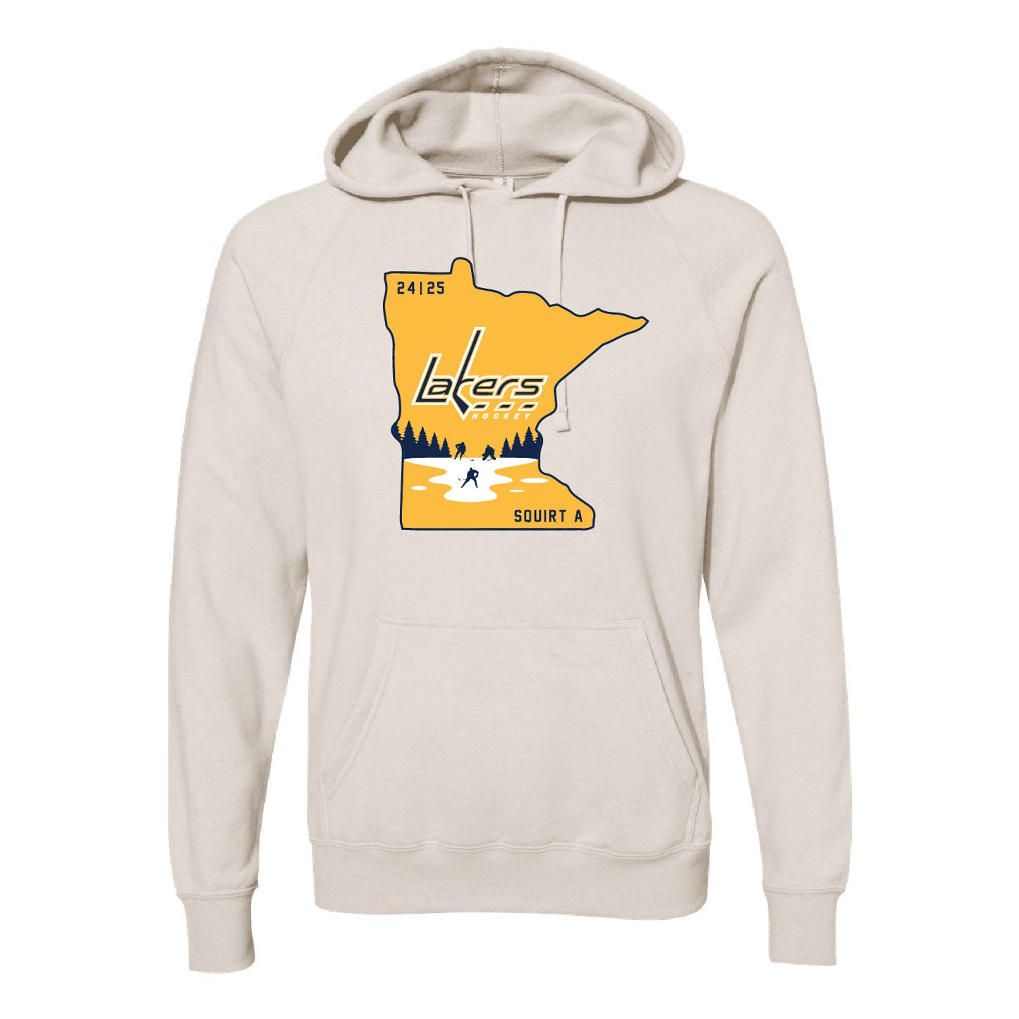 Prior Lake Squirt A Raglan Hooded Sweatshirt