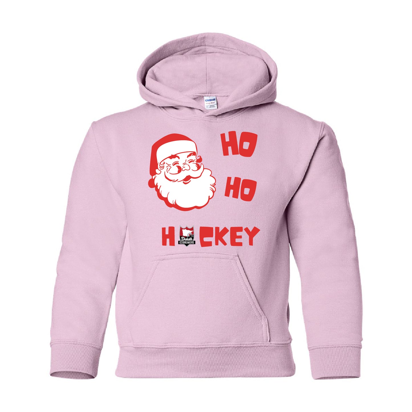 Duluth Icebreakers Ho Ho Hockey Youth Hooded Sweatshirt