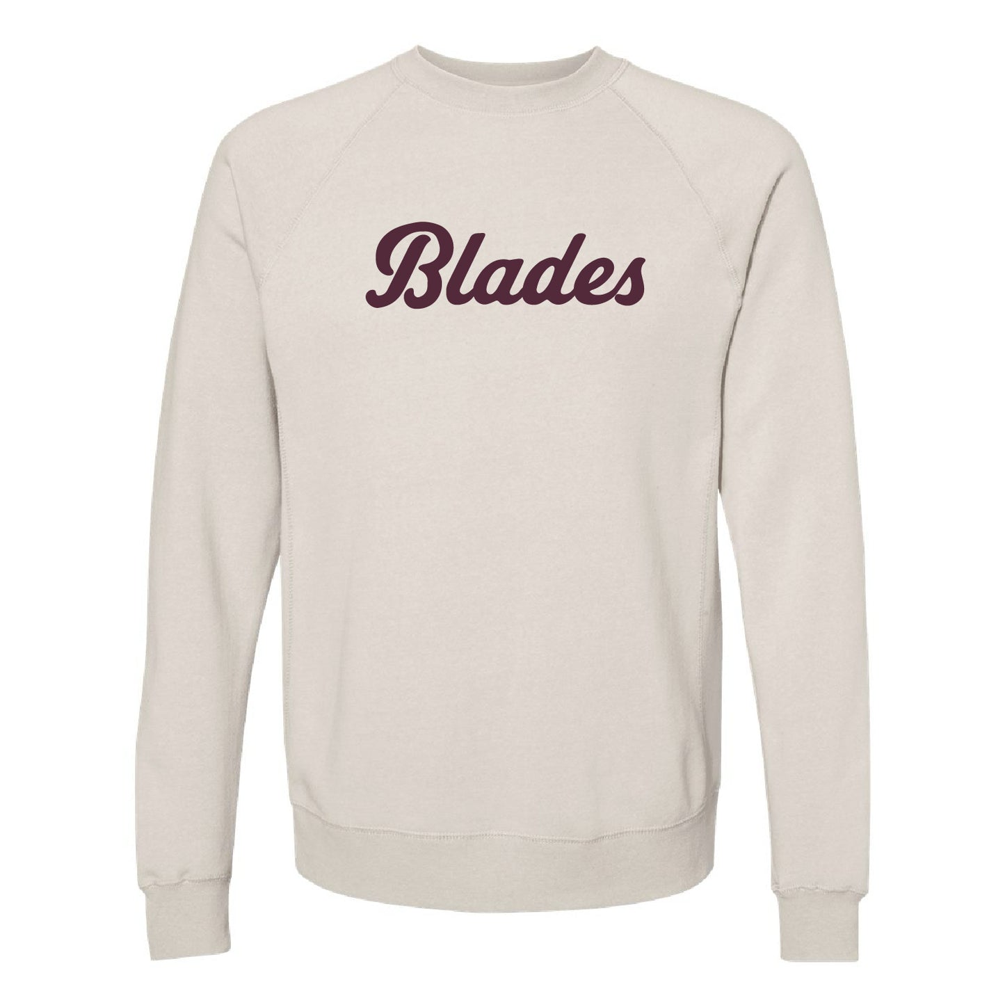 Minnesota Blades Crewneck Raglan Sweatshirt