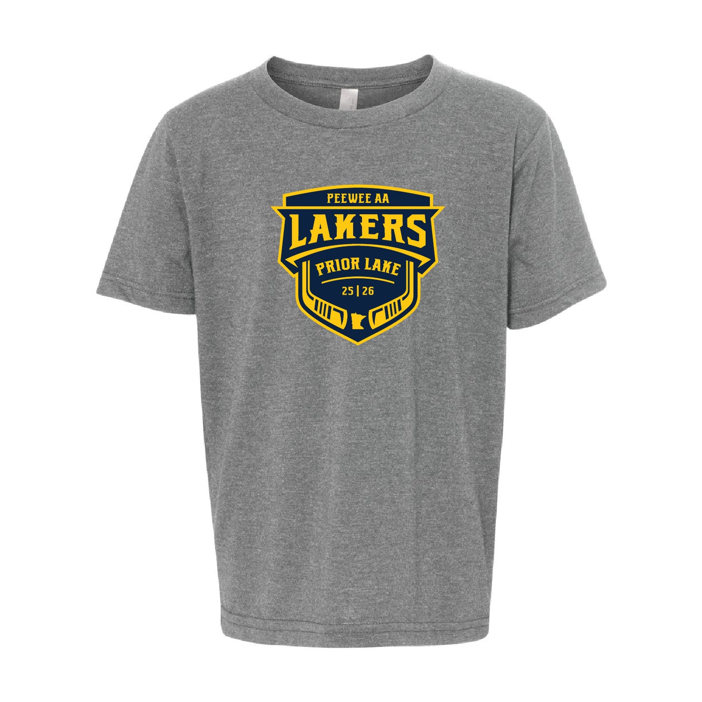 Prior Lake Peewee AA Youth CVC Short Sleeve Crew