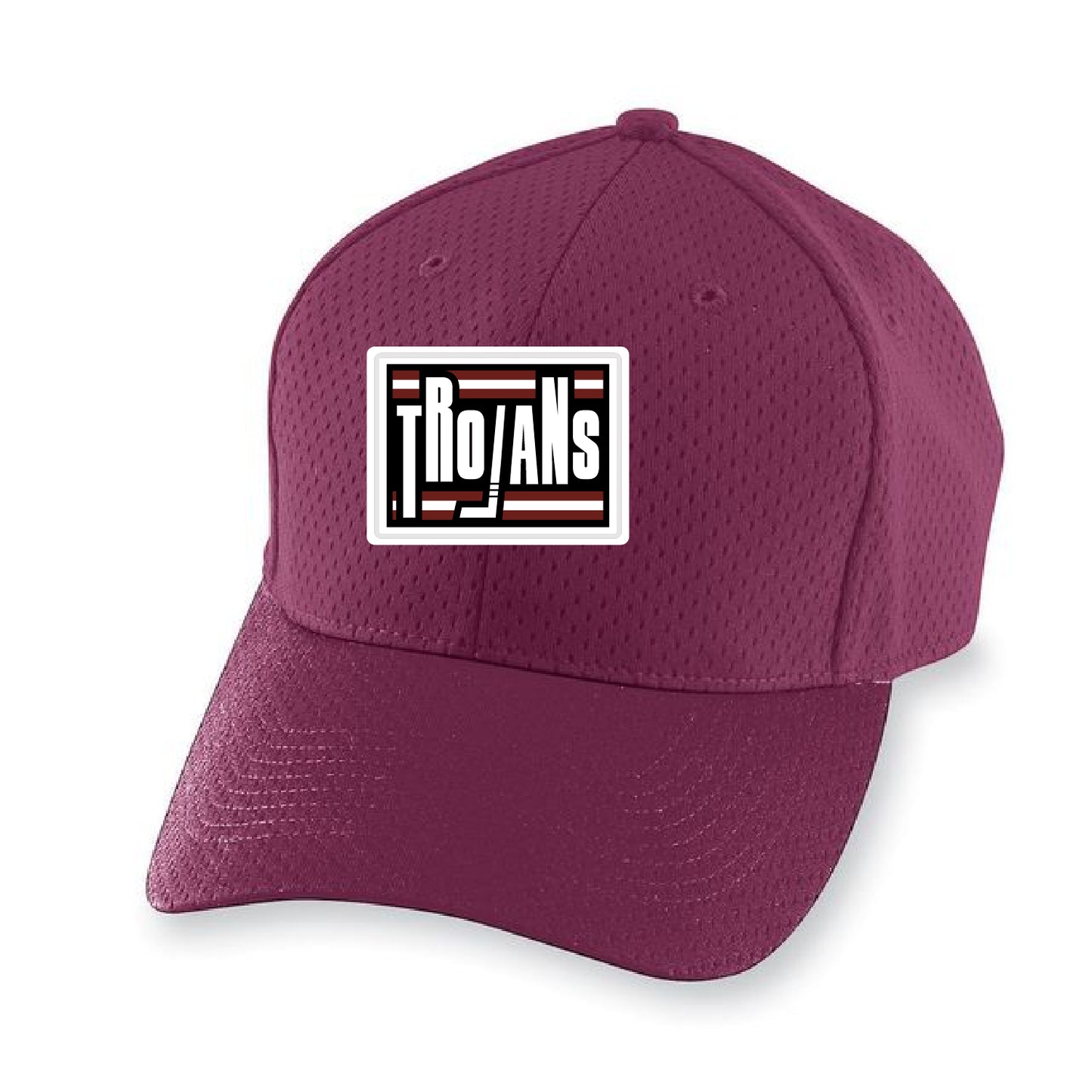 New Prague Fan Apparel Youth Athletic Mesh Cap (Silicone)