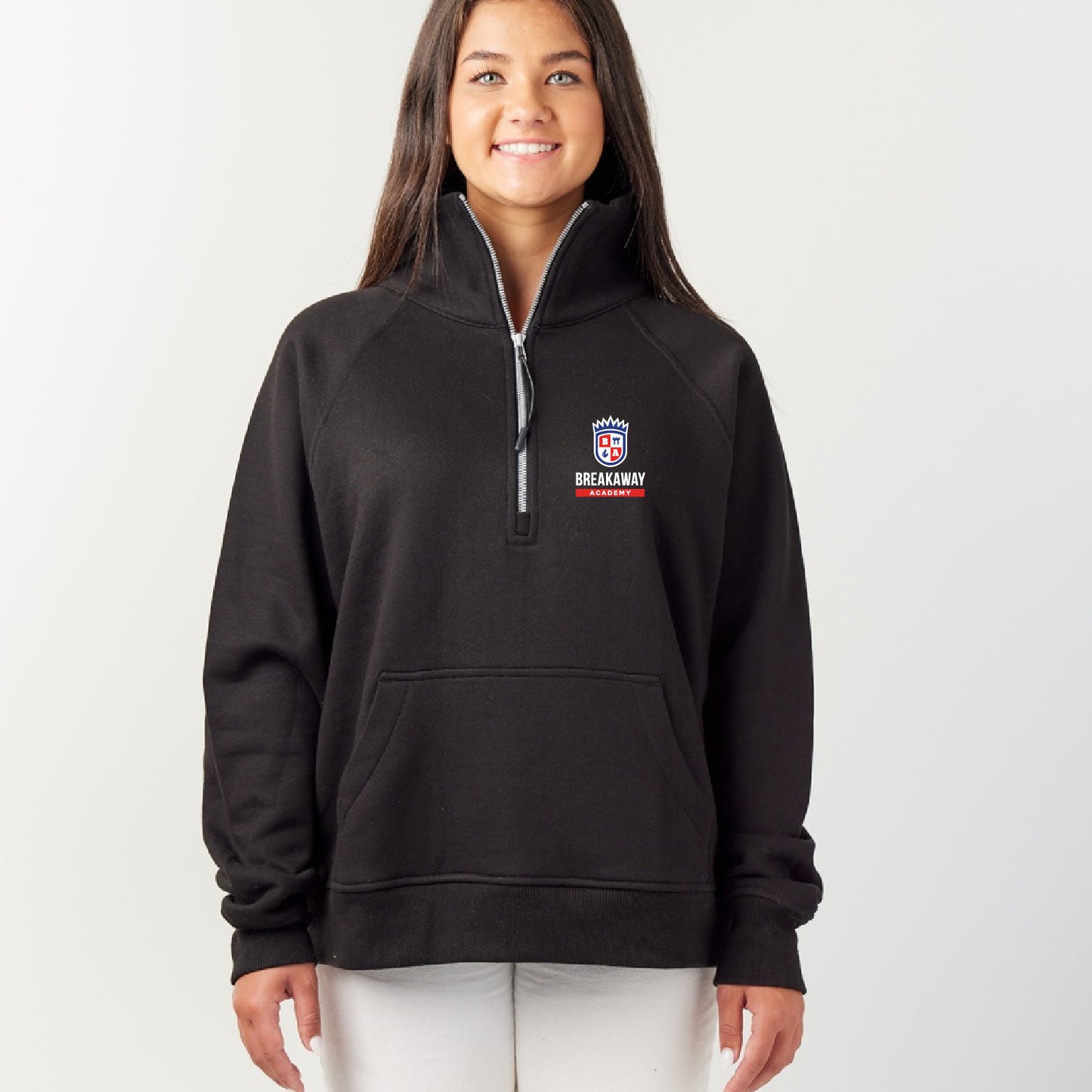 Breakaway Academy Ladies Boxy Half Zip Fleece (Embroidered)