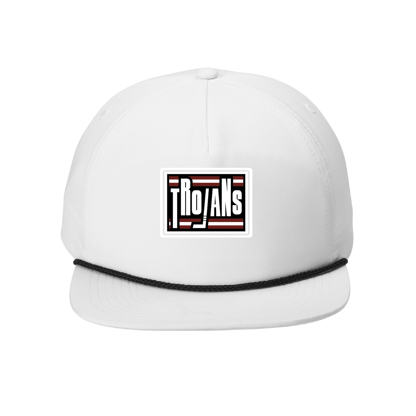 New Prague Fan Apparel 5-Panel Poly Rope Cap (Silicone)