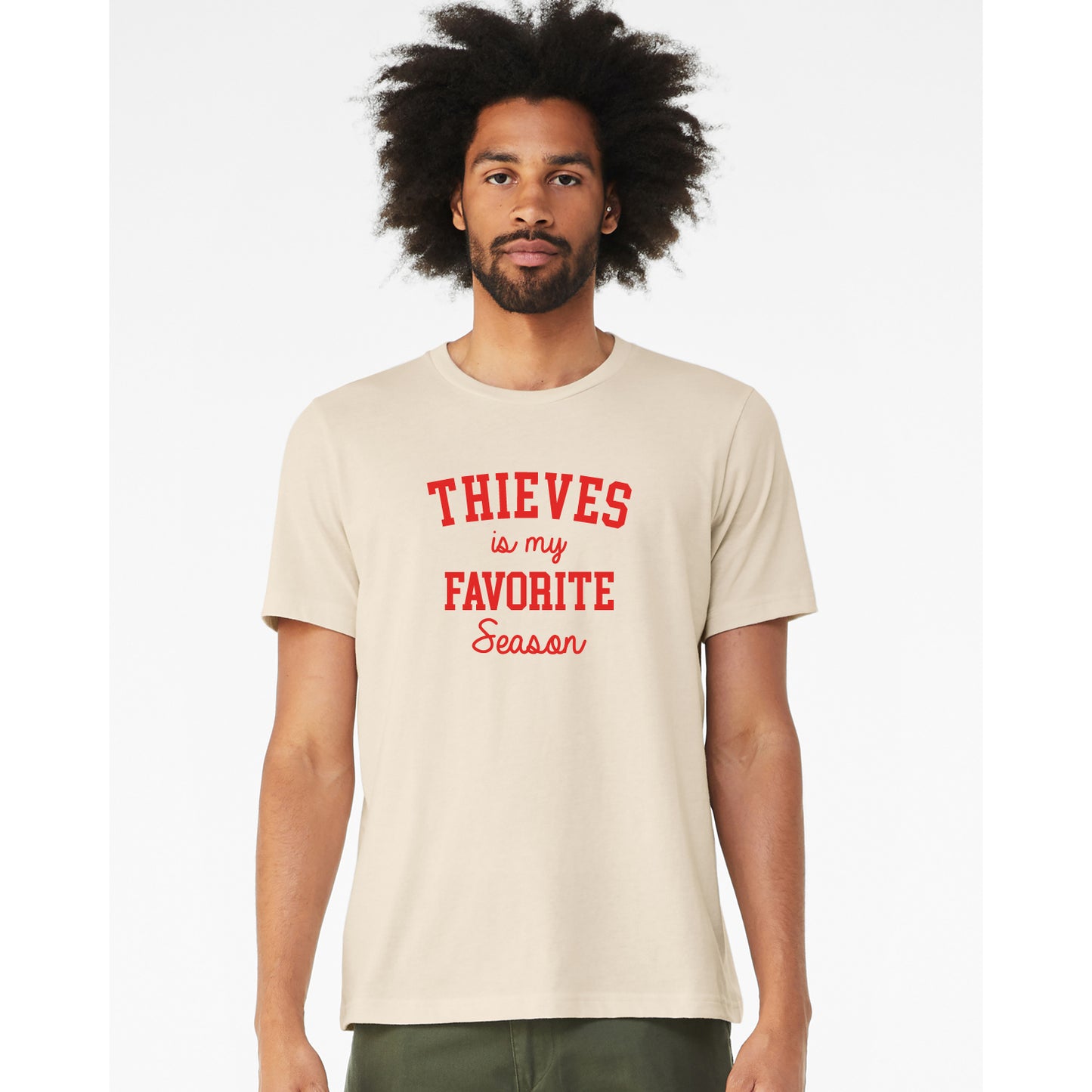 Thieves AAA Hockey Thieves is my favorite season Soft Bella CVC Tee