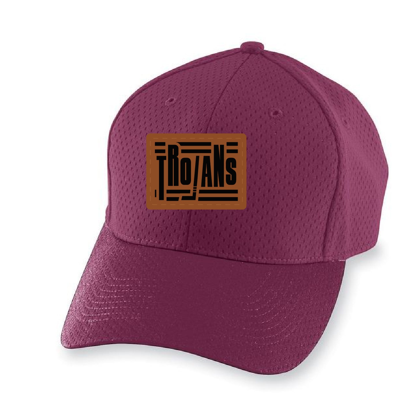 New Prague Fan Apparel Youth Athletic Mesh Cap (Leatherette)