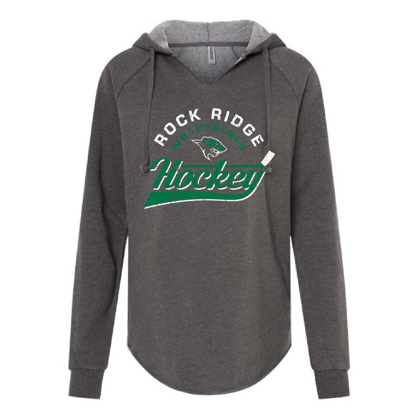 Rock Ridge Wolverine Peewee & Bantam Women's Lightweight Hooded Sweatshirt