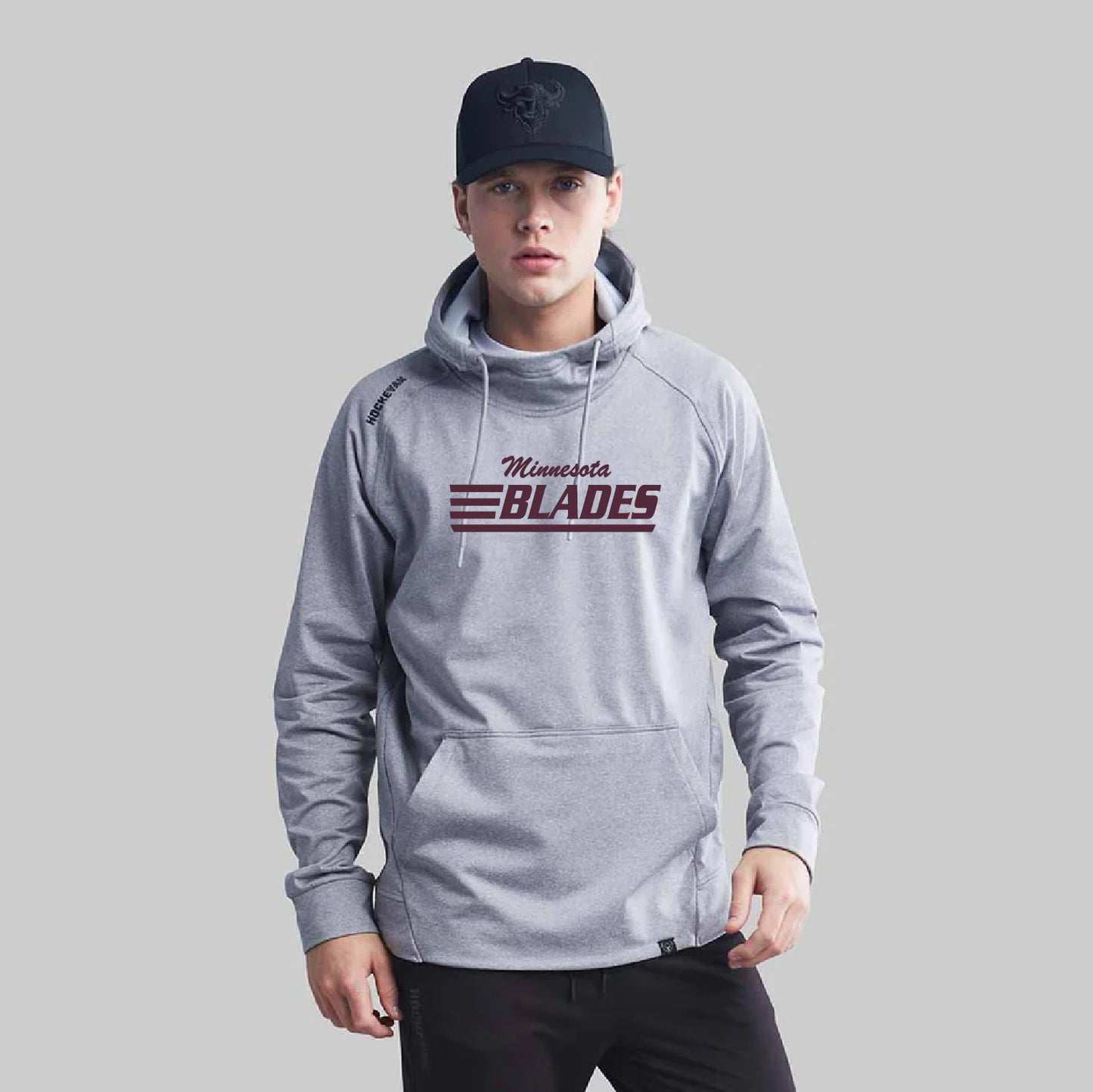 Minnesota Blades Hockey Yak Playmaker Hoodie YOUTH and ADULT Sizing