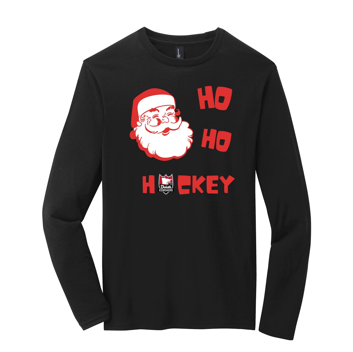 Duluth Icebreakers Ho Ho Hockey Soft Cotton Long Sleeve