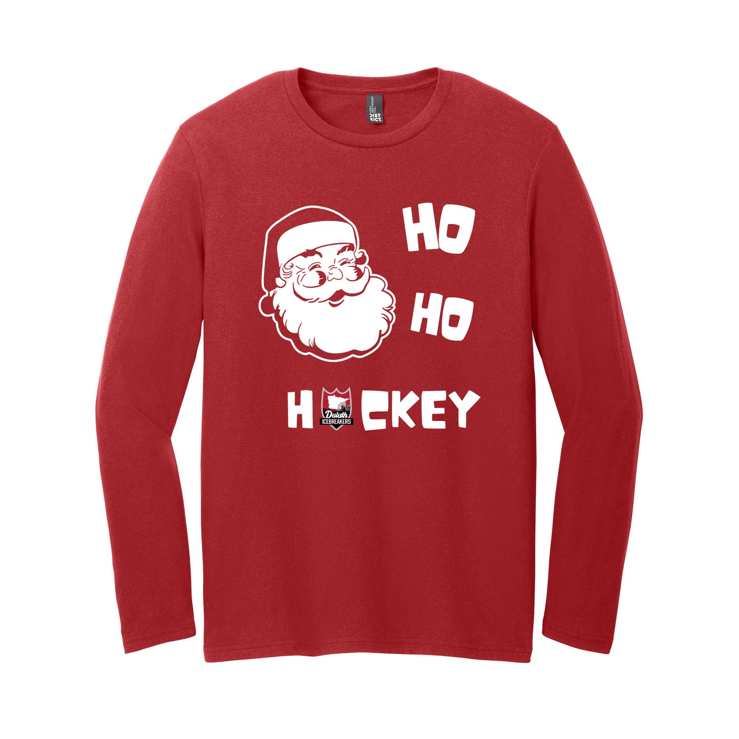 Duluth Icebreakers Ho Ho Hockey Soft Cotton Long Sleeve