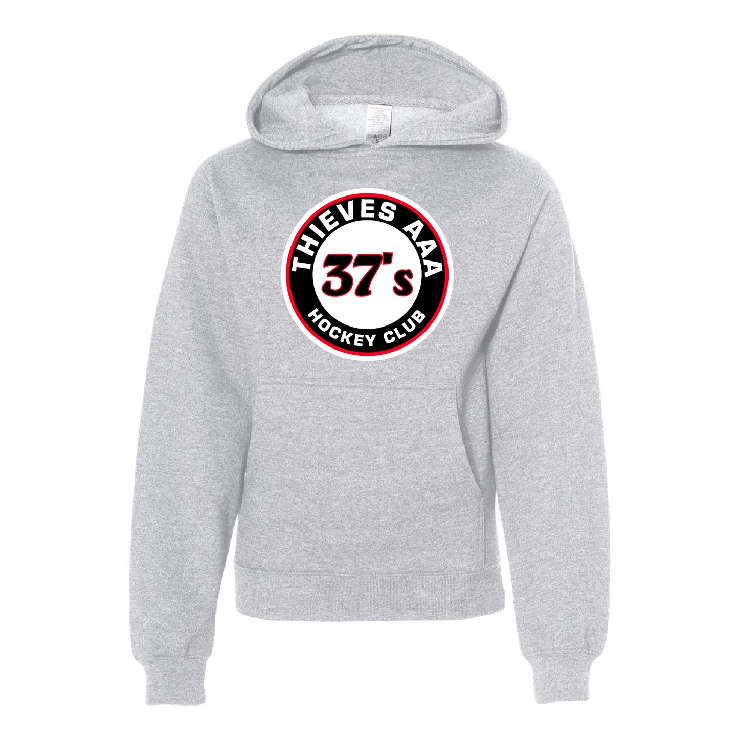 Thieves AAA Hockey Youth Midweight Hooded Sweatshirt 37's Circle