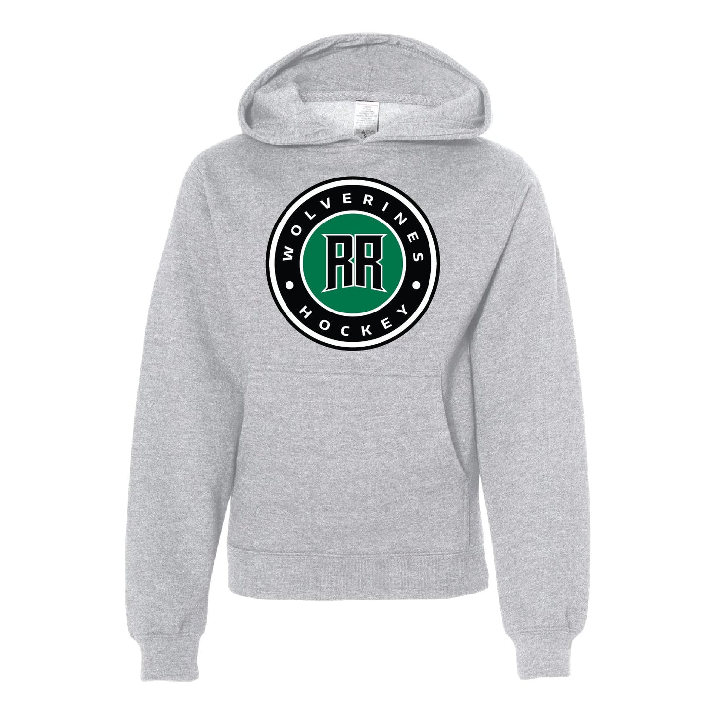 Rock Ridge Wolverines Youth Midweight Hooded Sweatshirt - DSP On Demand