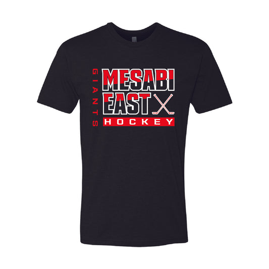 Mesabi East Hockey Unisex CVC Short Sleeve Crew