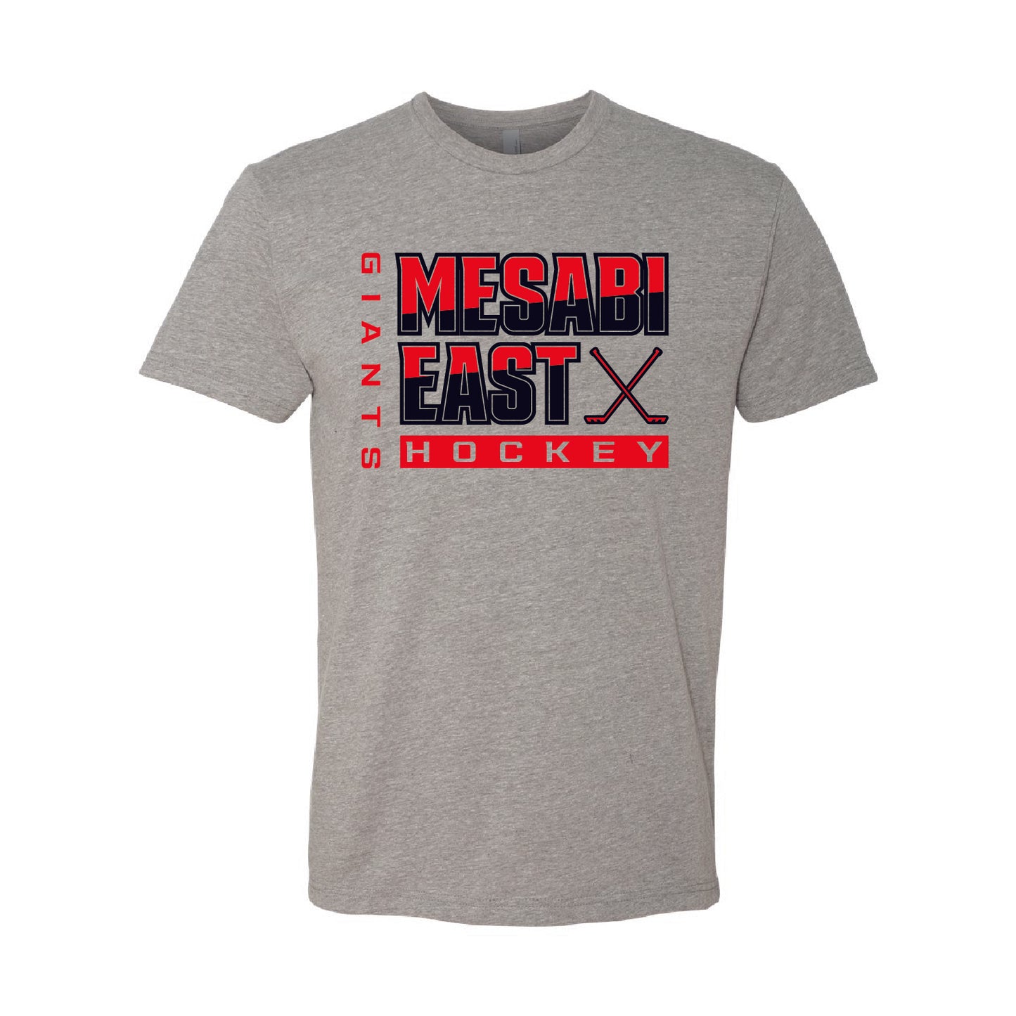 Mesabi East Hockey Unisex CVC Short Sleeve Crew