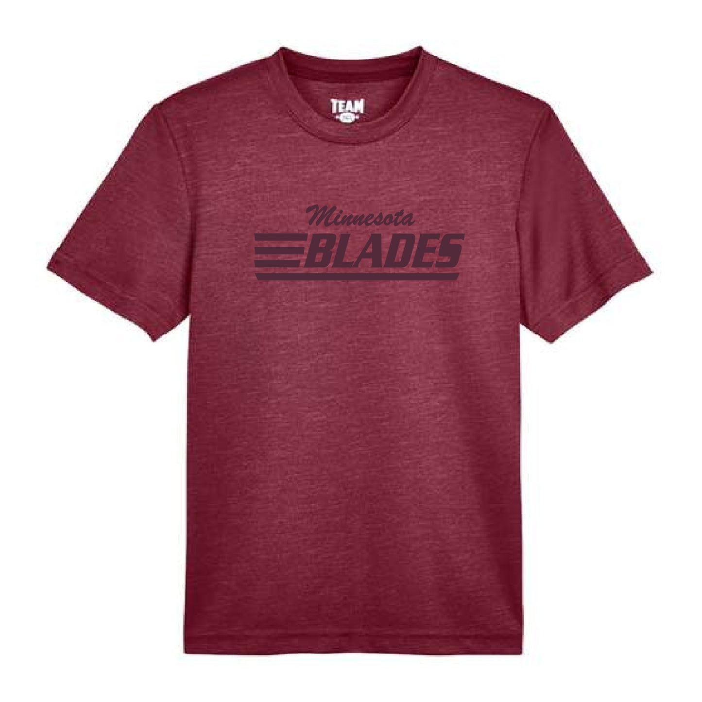 Minnesota Blades Youth Sonic Heather Performance T-Shirt