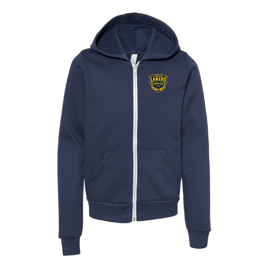 Prior Lake Peewee AA Youth Sponge Fleece Full-Zip Hoodie