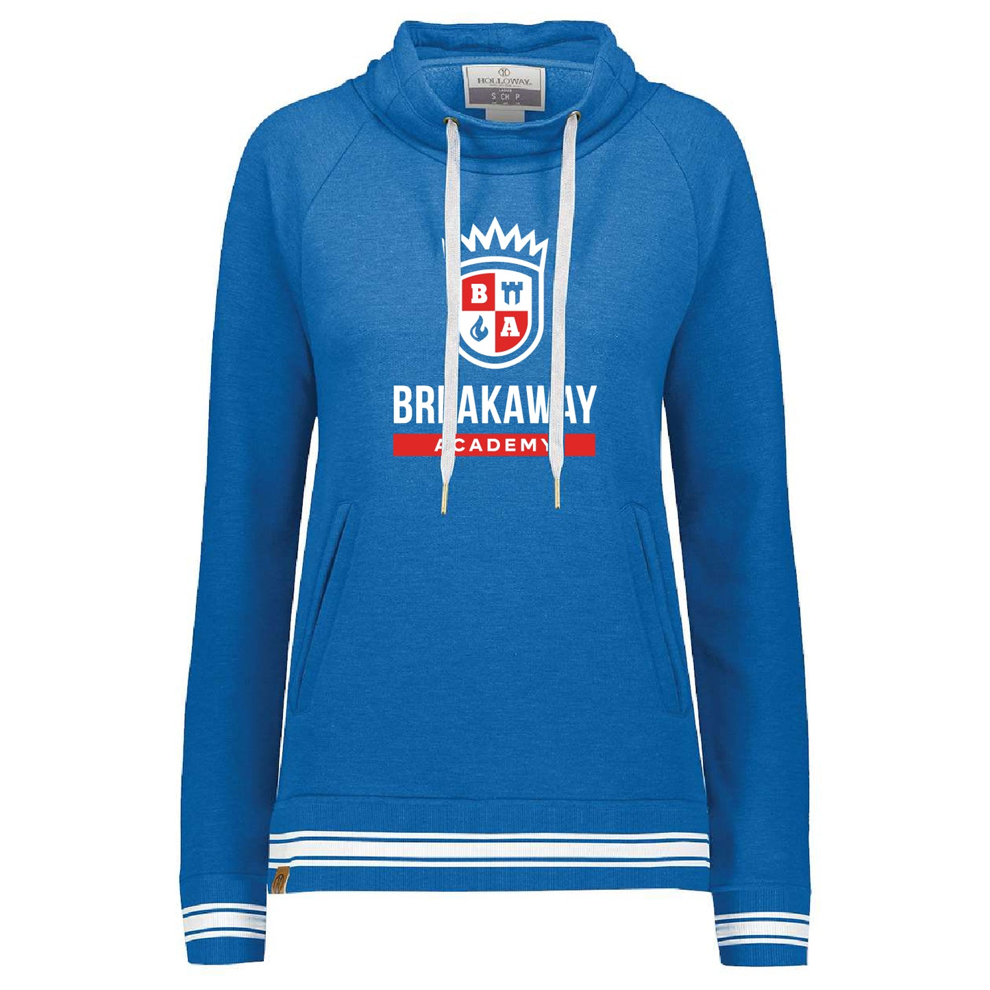 Breakaway Academy Women's Ivy League Fleece Funnel Neck Sweatshirt