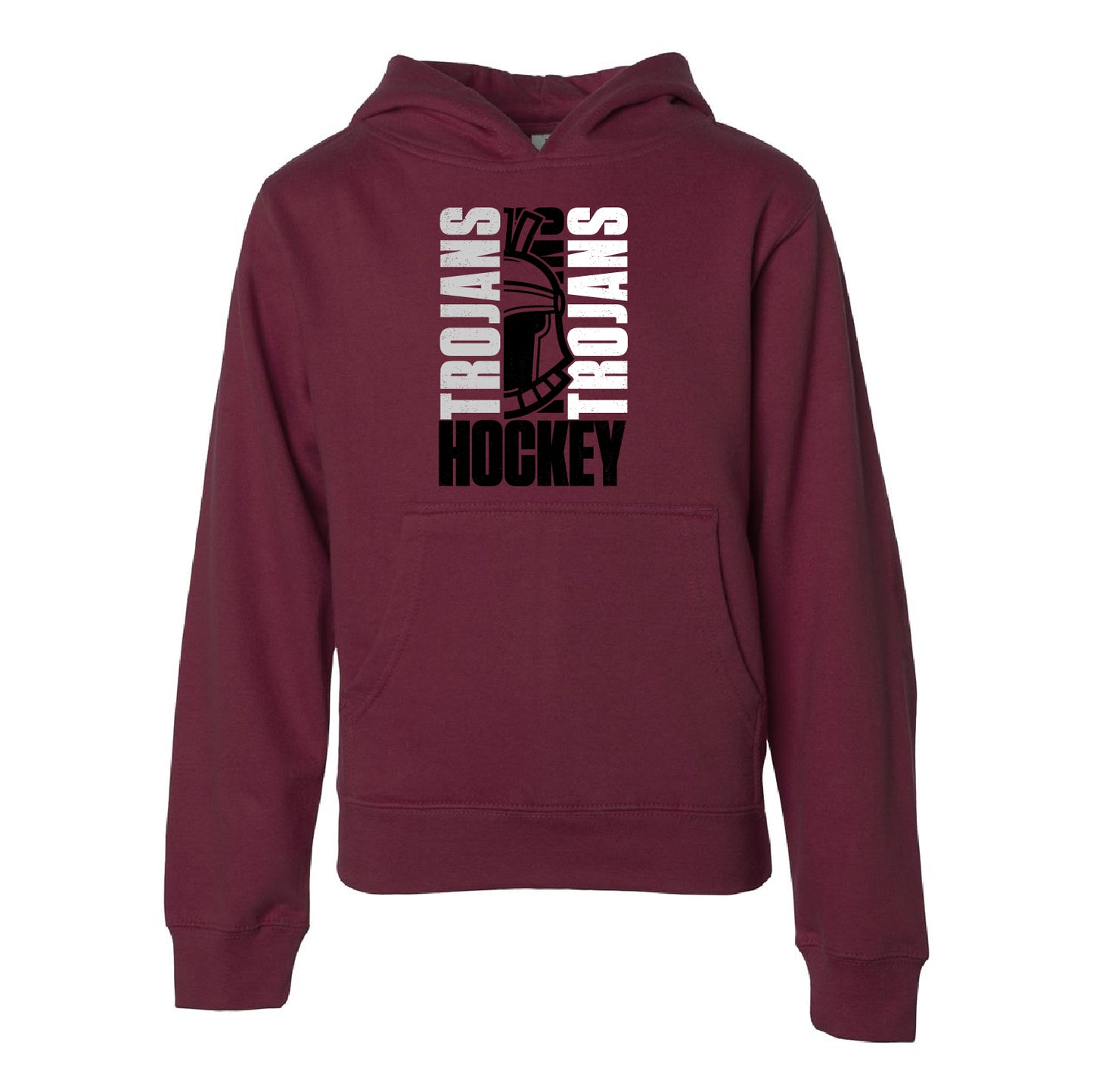 New Prague Fan Apparel Youth Hoodie (Trojans)