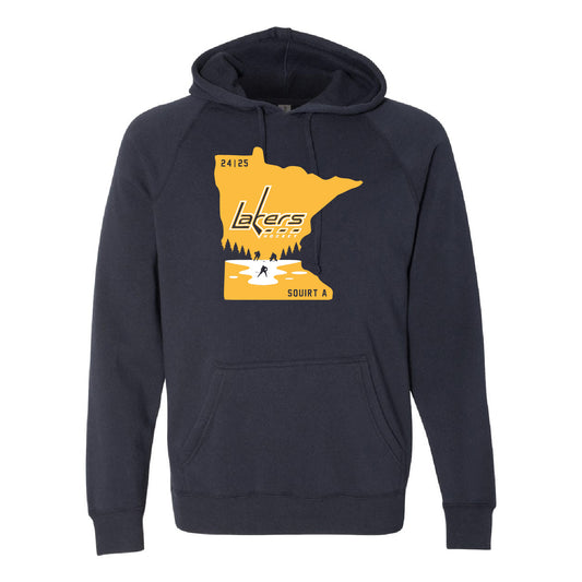 Prior Lake Squirt A Raglan Hooded Sweatshirt