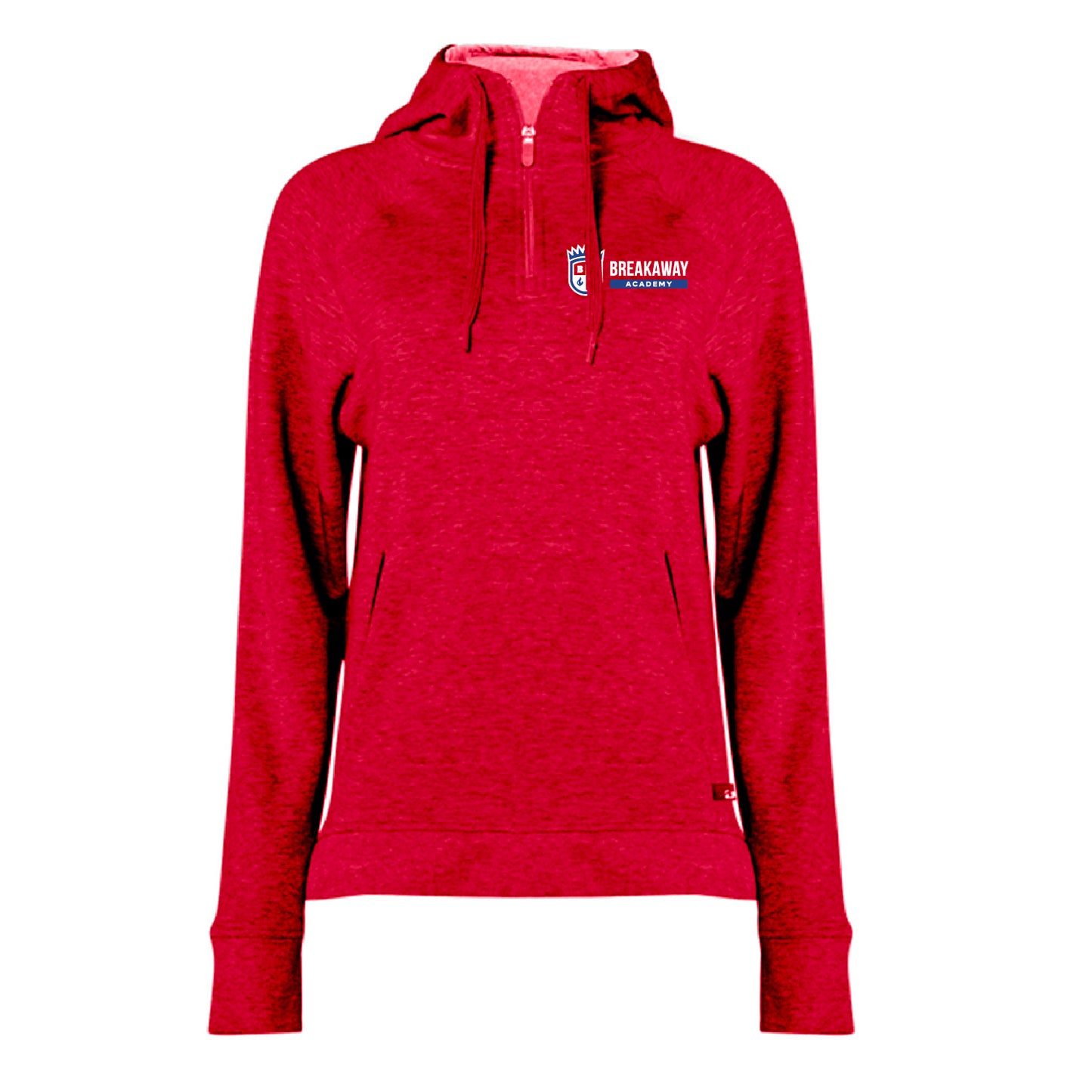 Breakaway Academy FitFlex Women's French Terry Hooded Quarter-Zip