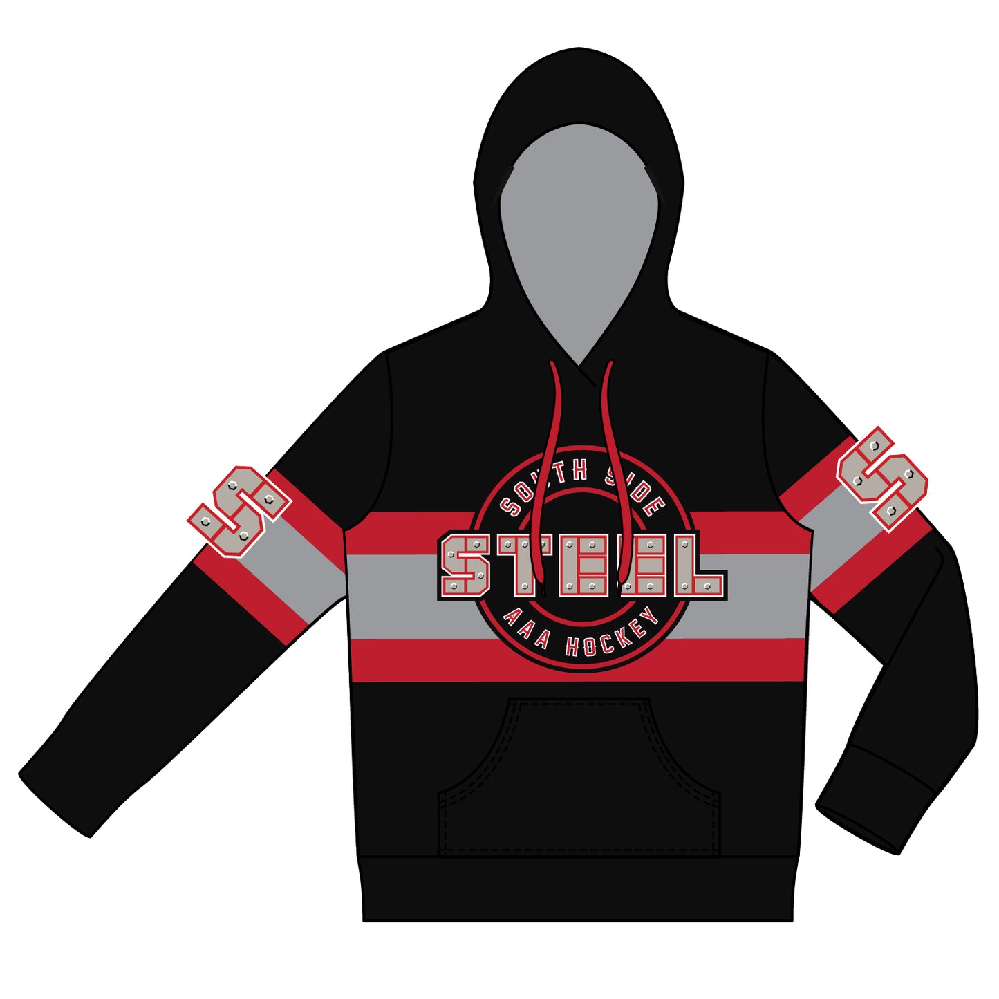 South Side Steel ADULT Sublimated HOODIE