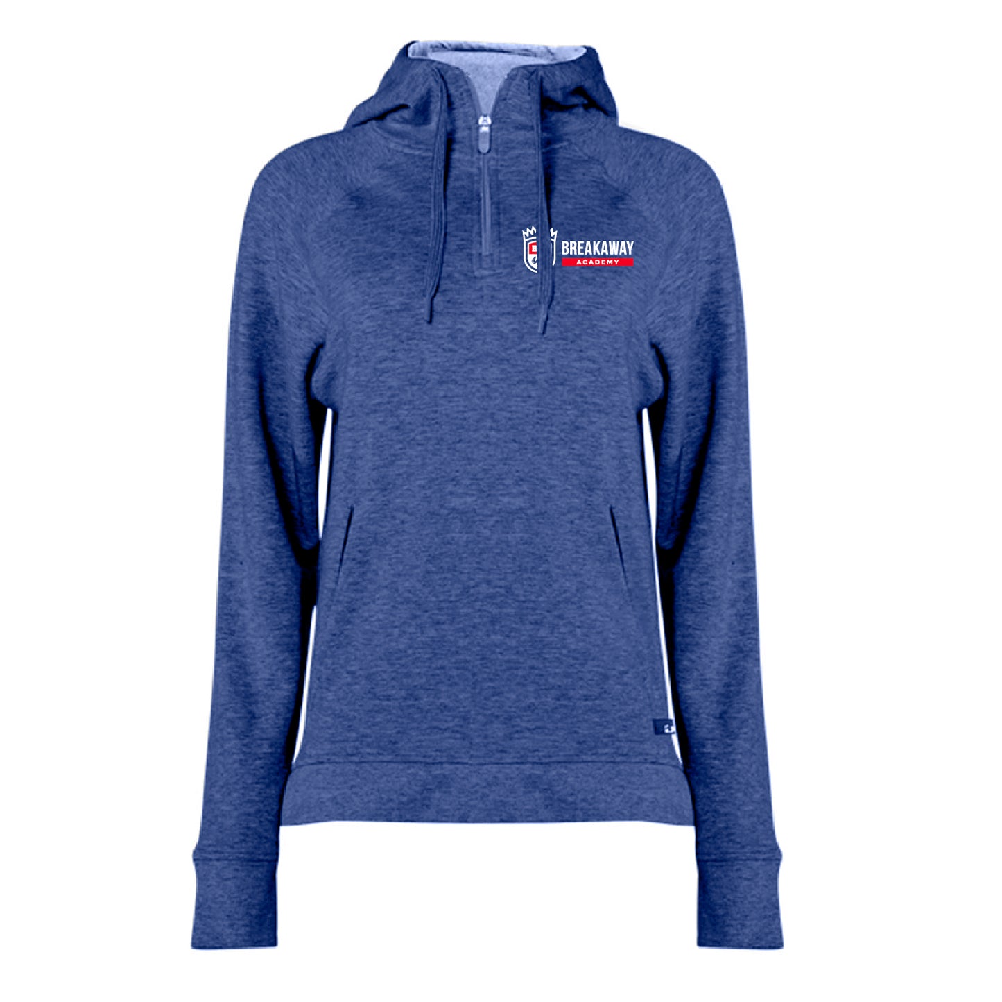 Breakaway Academy FitFlex Women's French Terry Hooded Quarter-Zip