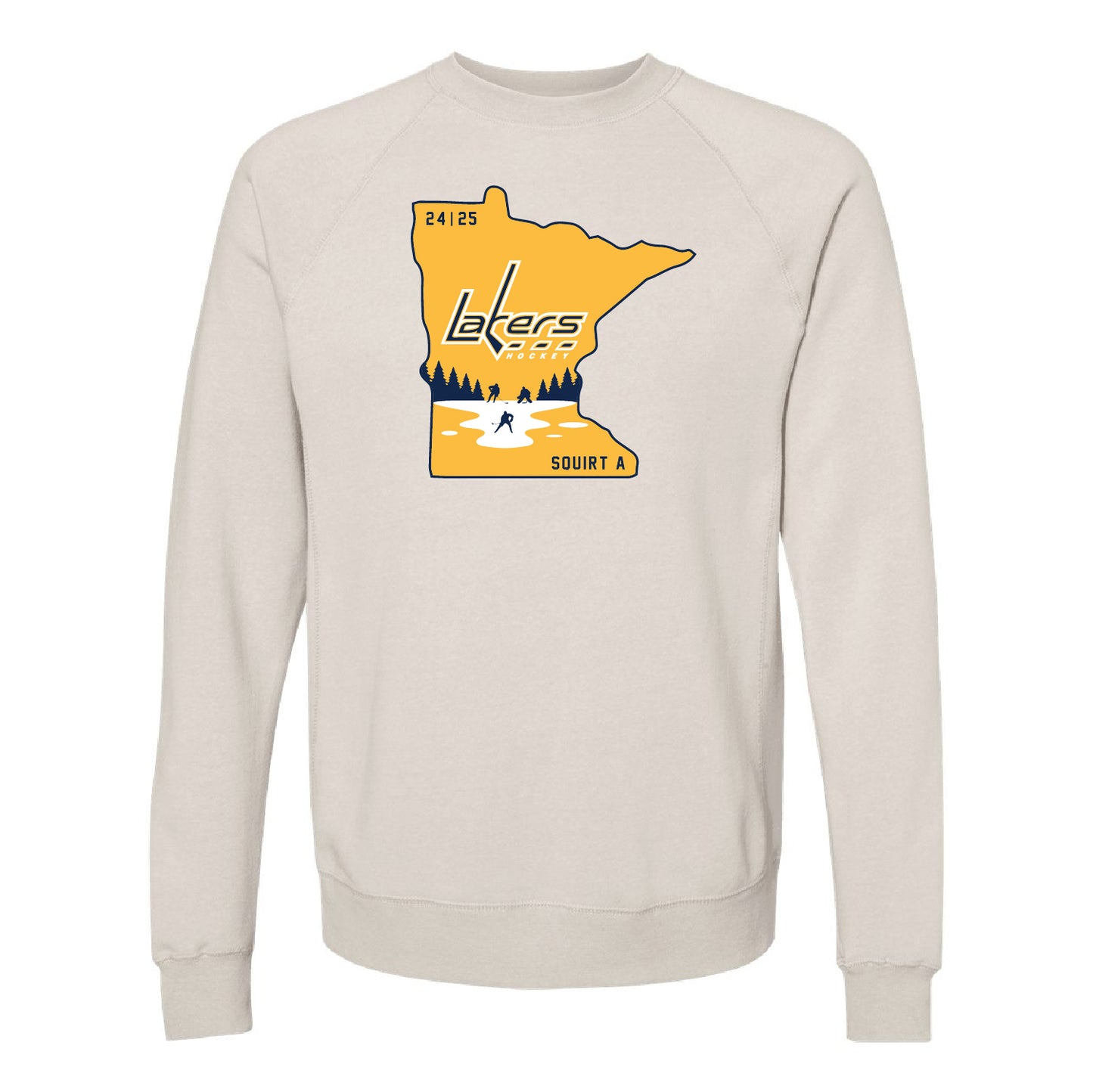 Prior Lake Squirt A Crewneck Raglan Sweatshirt