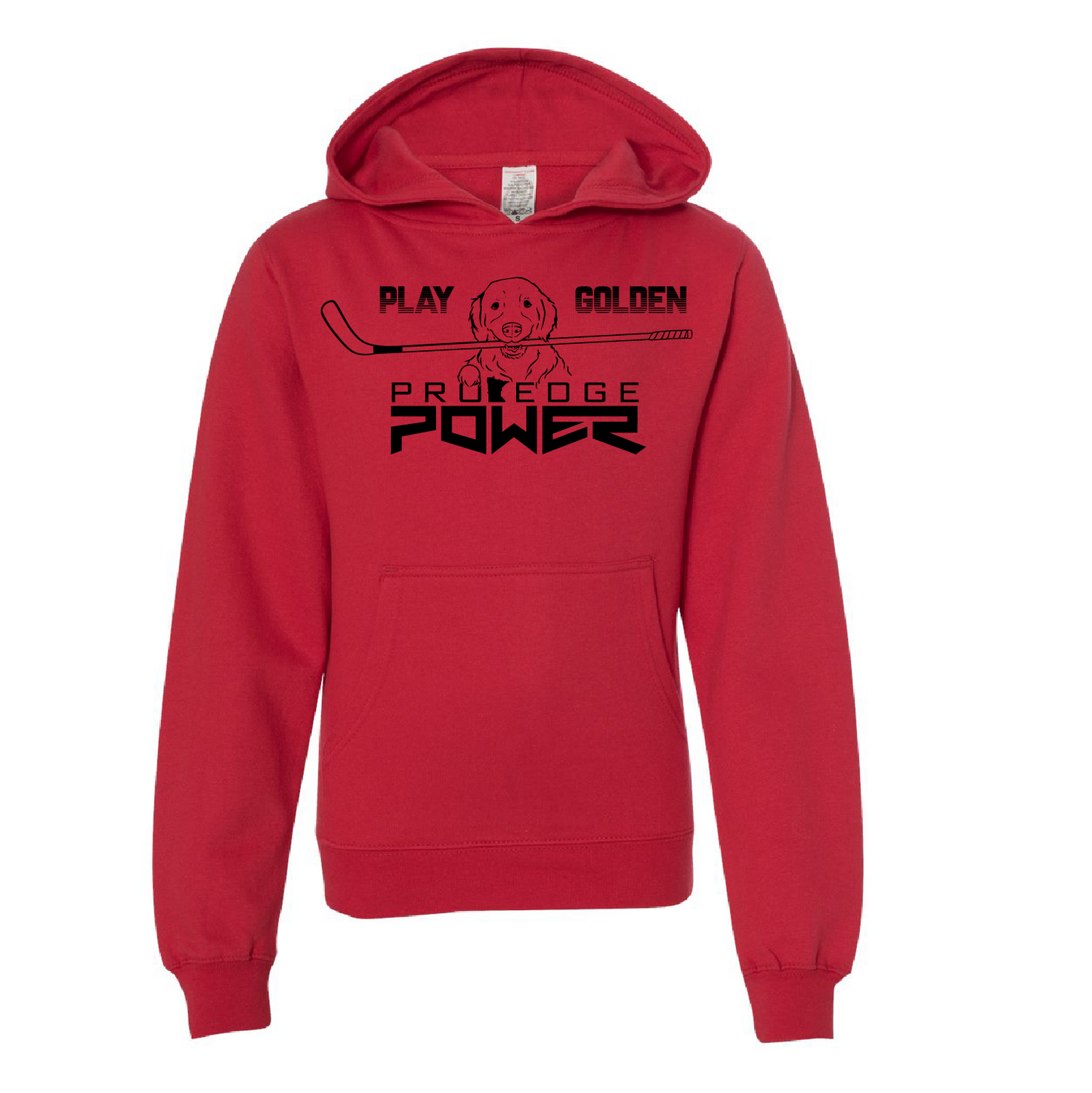 Pro Edge Power Youth Midweight Hooded Sweatshirt Design 2