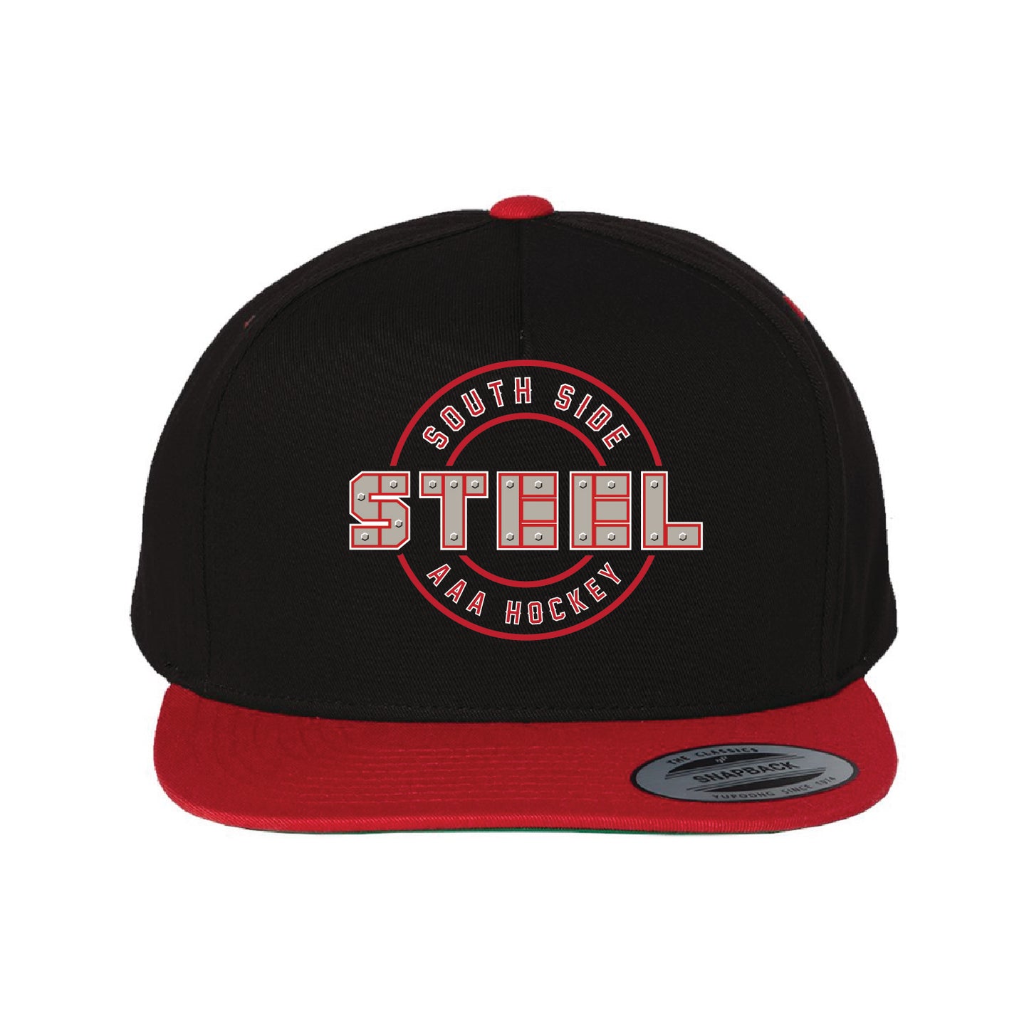 South Side Steel Five-Panel Cotton Twill Snapback Cap