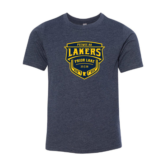 Prior Lake Peewee AA Youth CVC Short Sleeve Crew