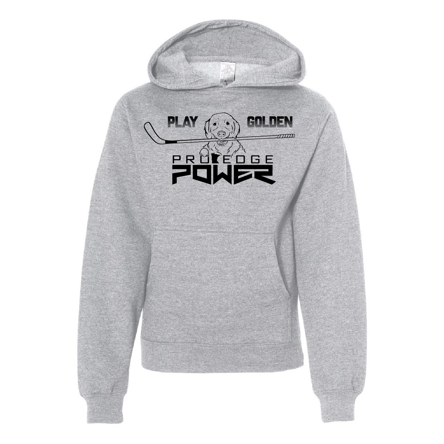 Pro Edge Power Youth Midweight Hooded Sweatshirt Design 2