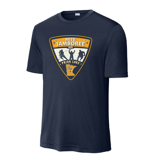 Prior Lake Mite Jamboree Badge Tee