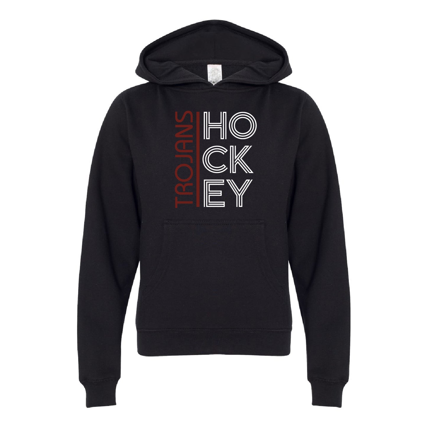 New Prague Fan Apparel Youth Hoodie (Retro)
