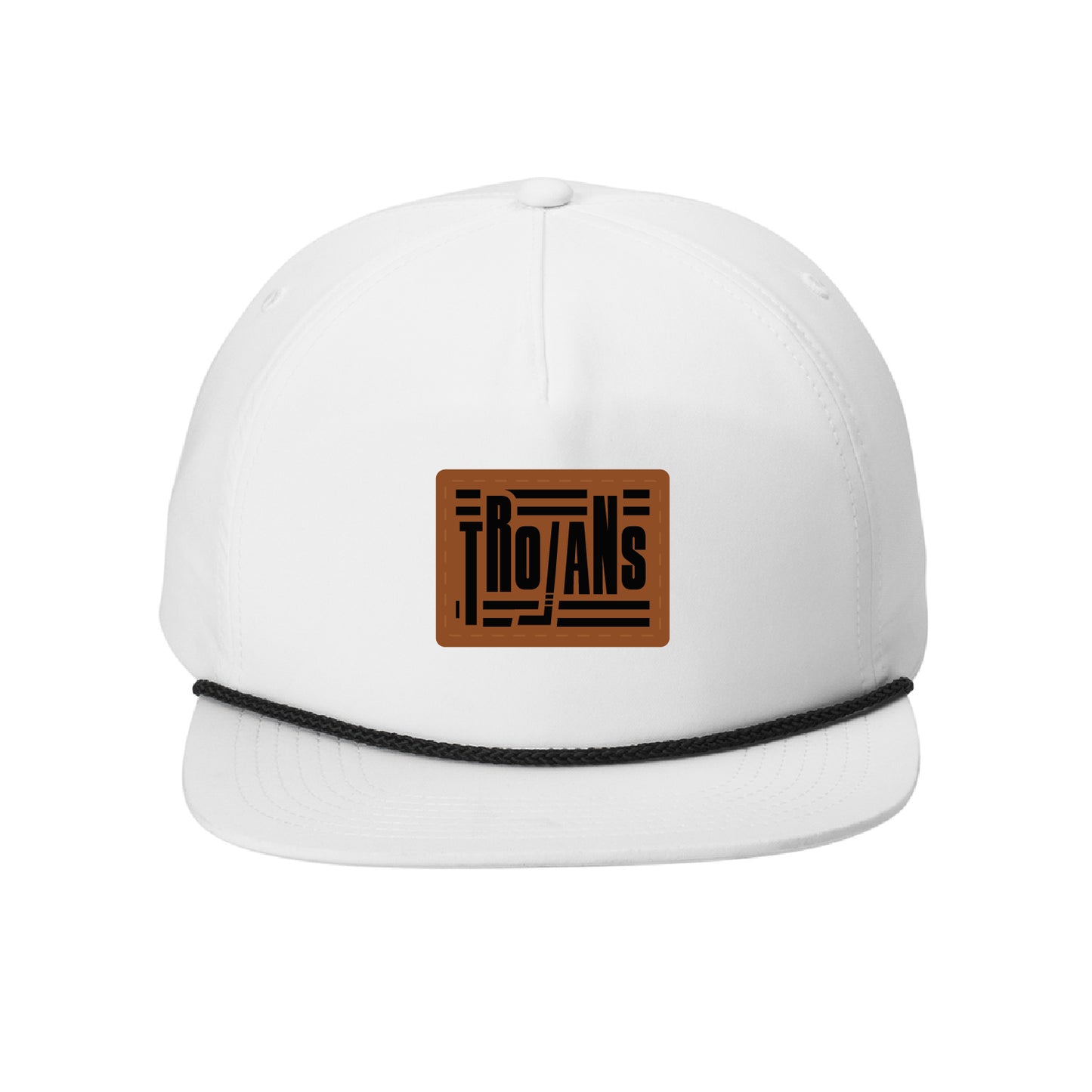 New Prague Fan Apparel 5-Panel Poly Rope Cap (Leatherette)