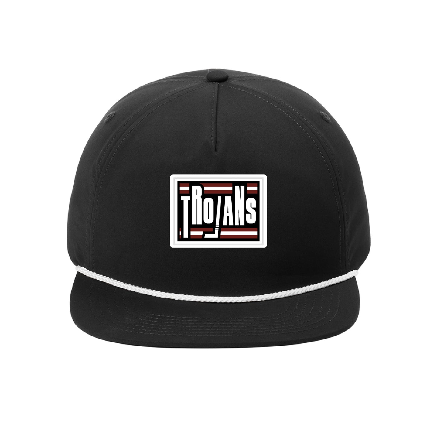 New Prague Fan Apparel 5-Panel Poly Rope Cap (Silicone)