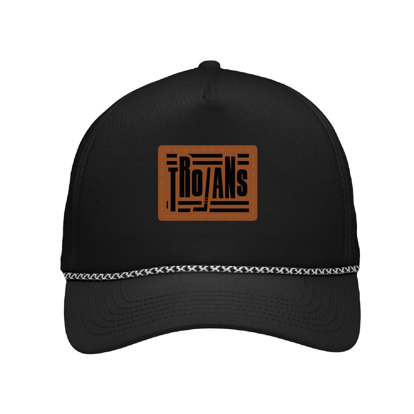 New Prague Fan Apparel Five-Panel Rope Heritage Fit Cap (Leatherette)