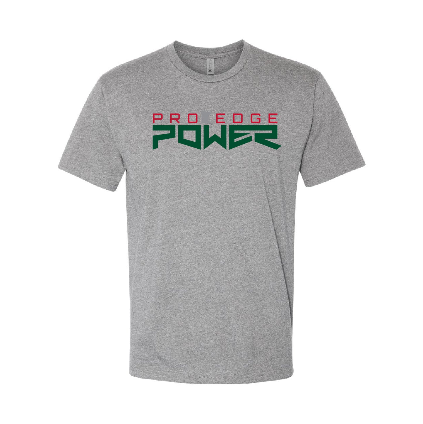 Pro Edge Power Unisex CVC Short Sleeve Crew Design 1