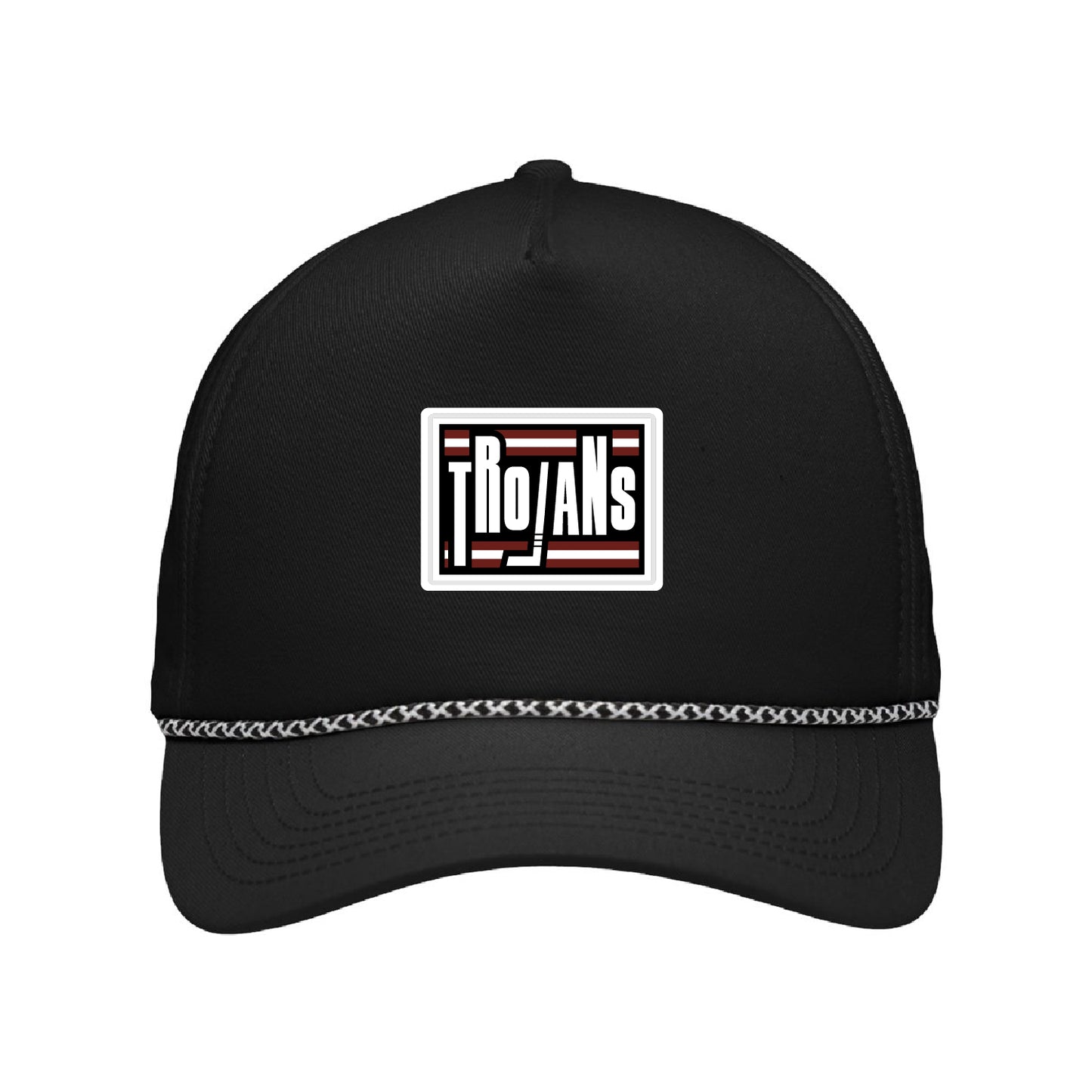 New Prague Fan Apparel Five-Panel Rope Heritage Fit Cap (Silicone)