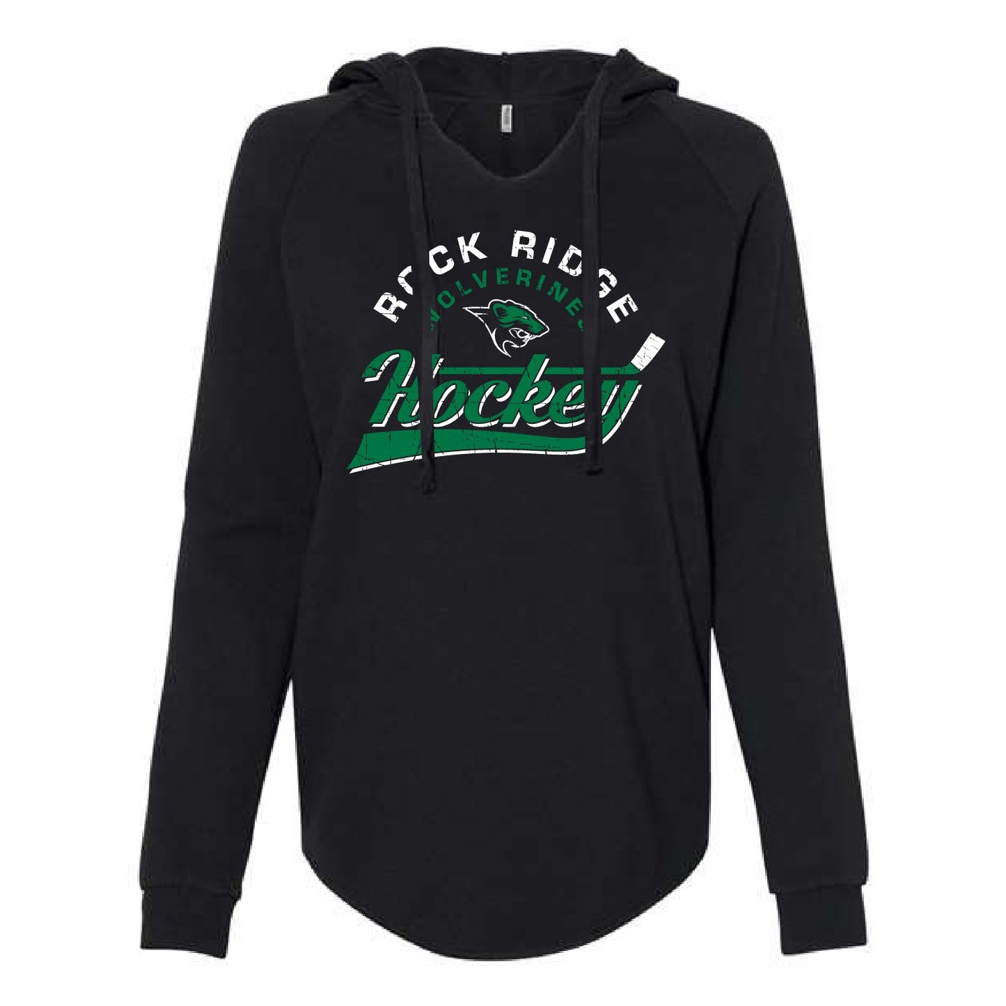 Rock Ridge Wolverine Peewee & Bantam Women's Lightweight Hooded Sweatshirt