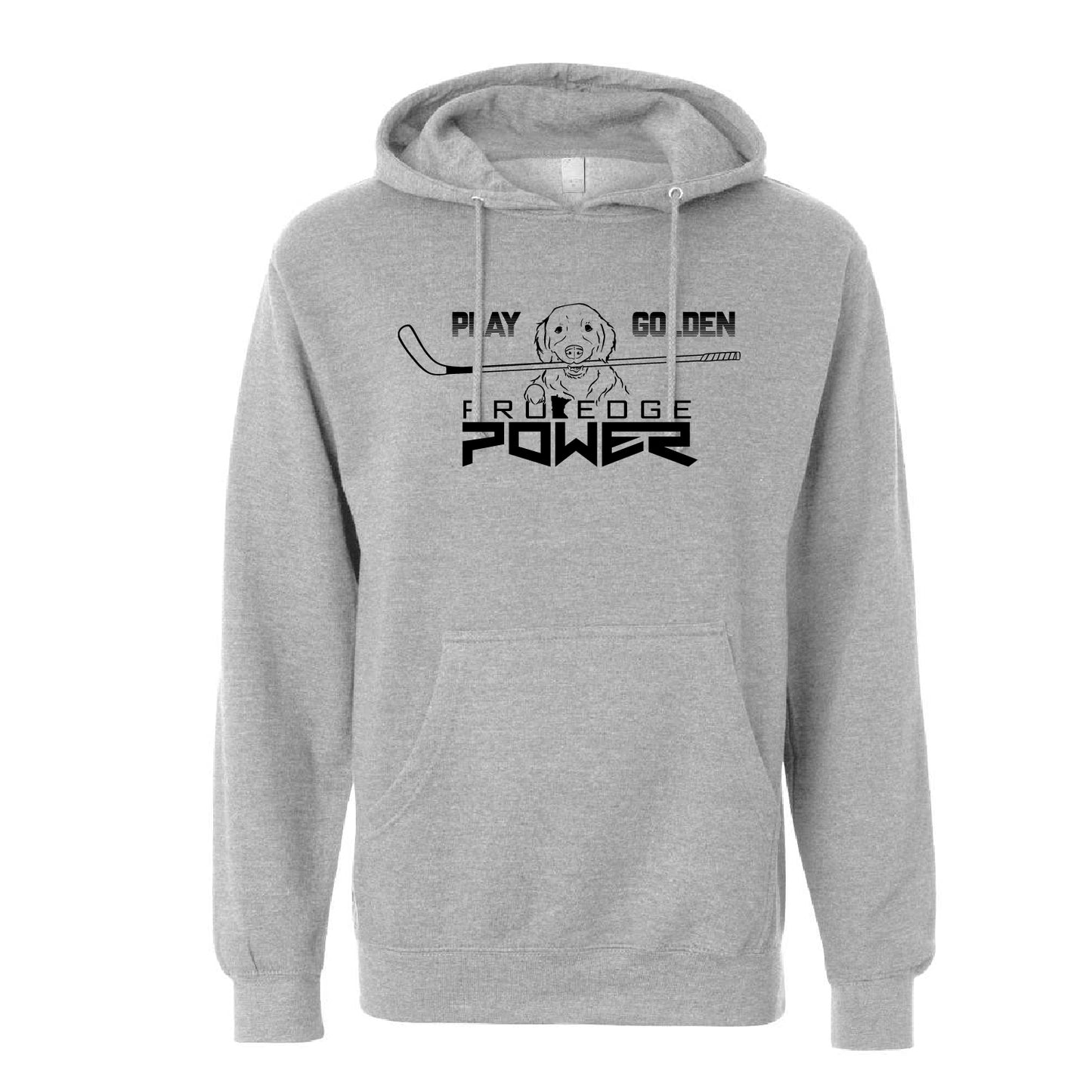 Pro Edge Power Midweight Hooded Sweatshirt Design 2