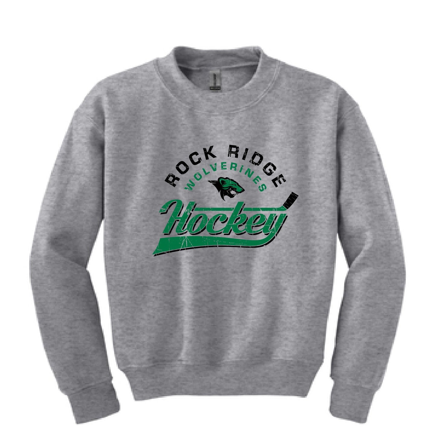 Rock Ridge Wolverine Peewee & Bantam Youth Crewneck Sweatshirt