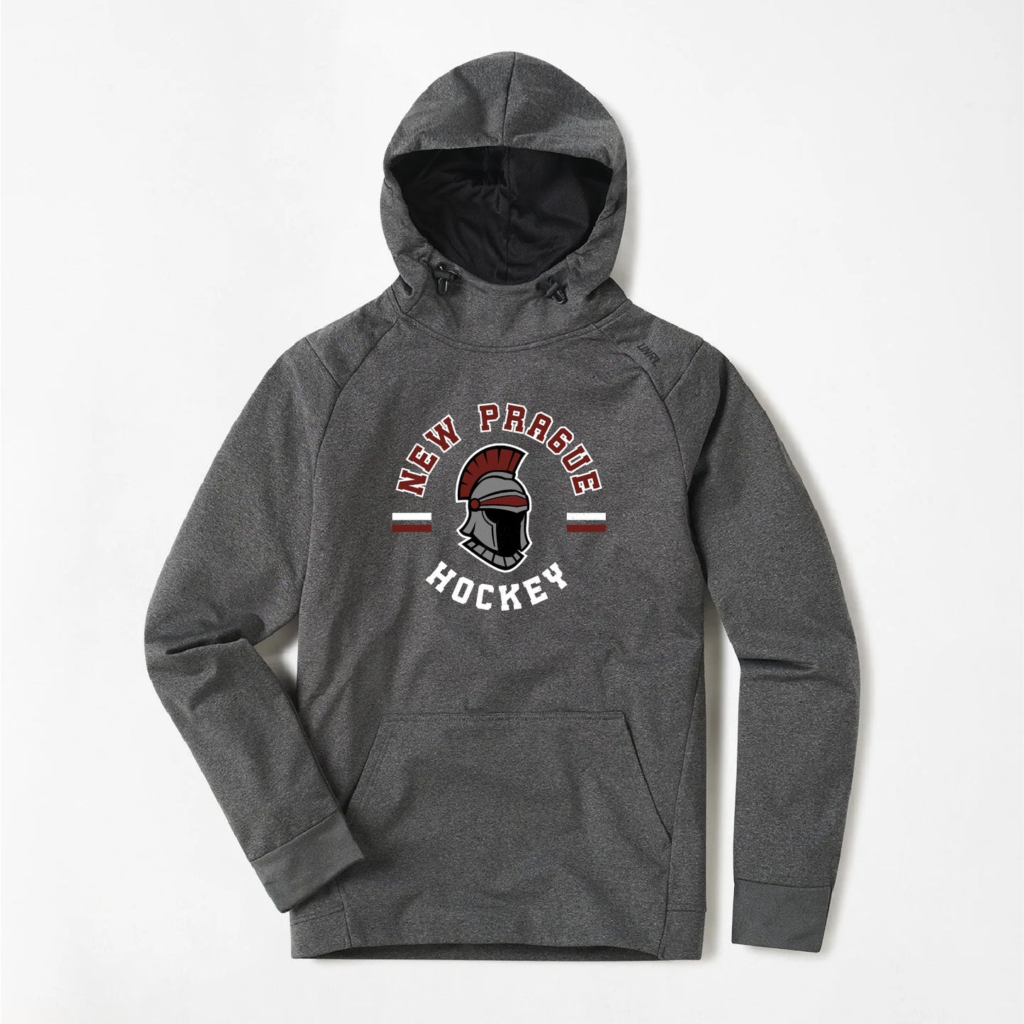 New Prague Fan Apparel UNRL Crossover Hoodie II (Mascot)