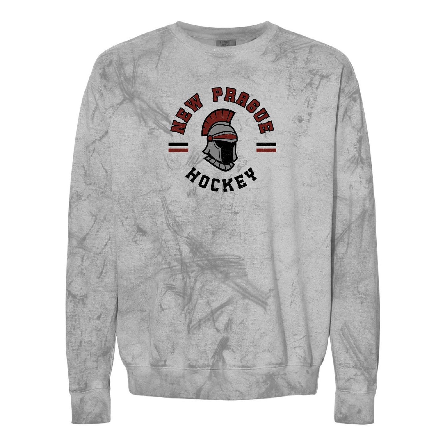 New Prague Fan Apparel Unisex Colorblast™ Crewneck Sweatshirt (Mascot)