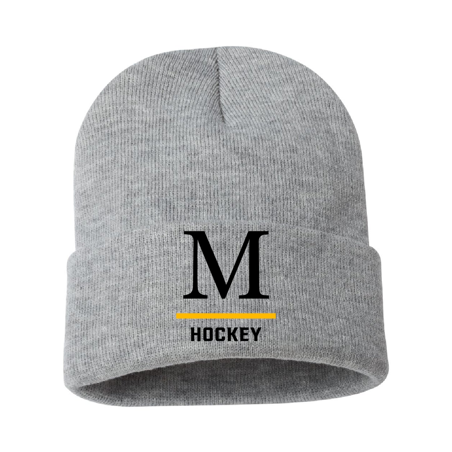 Marshall Hockey Solid Cuffed Beanie
