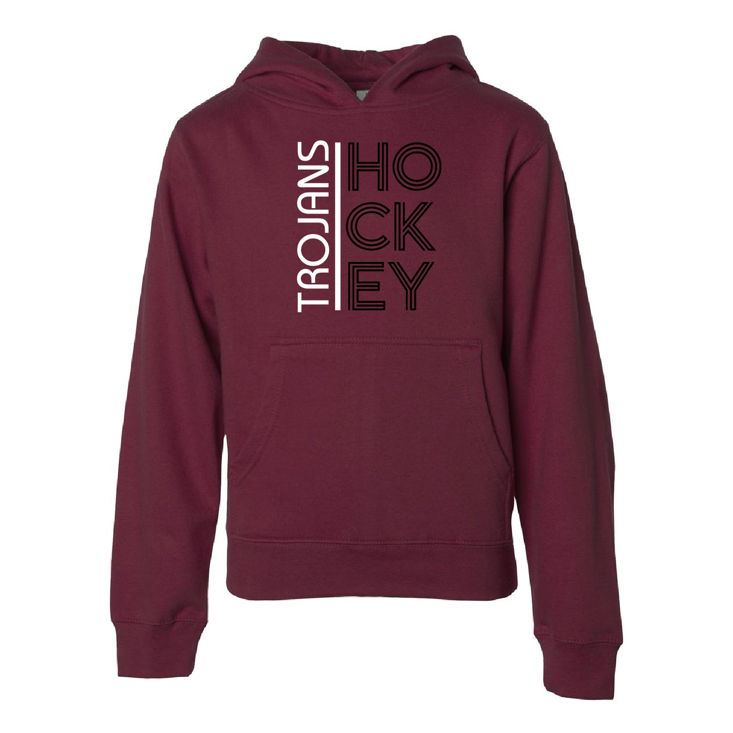 New Prague Fan Apparel Youth Hoodie (Retro)