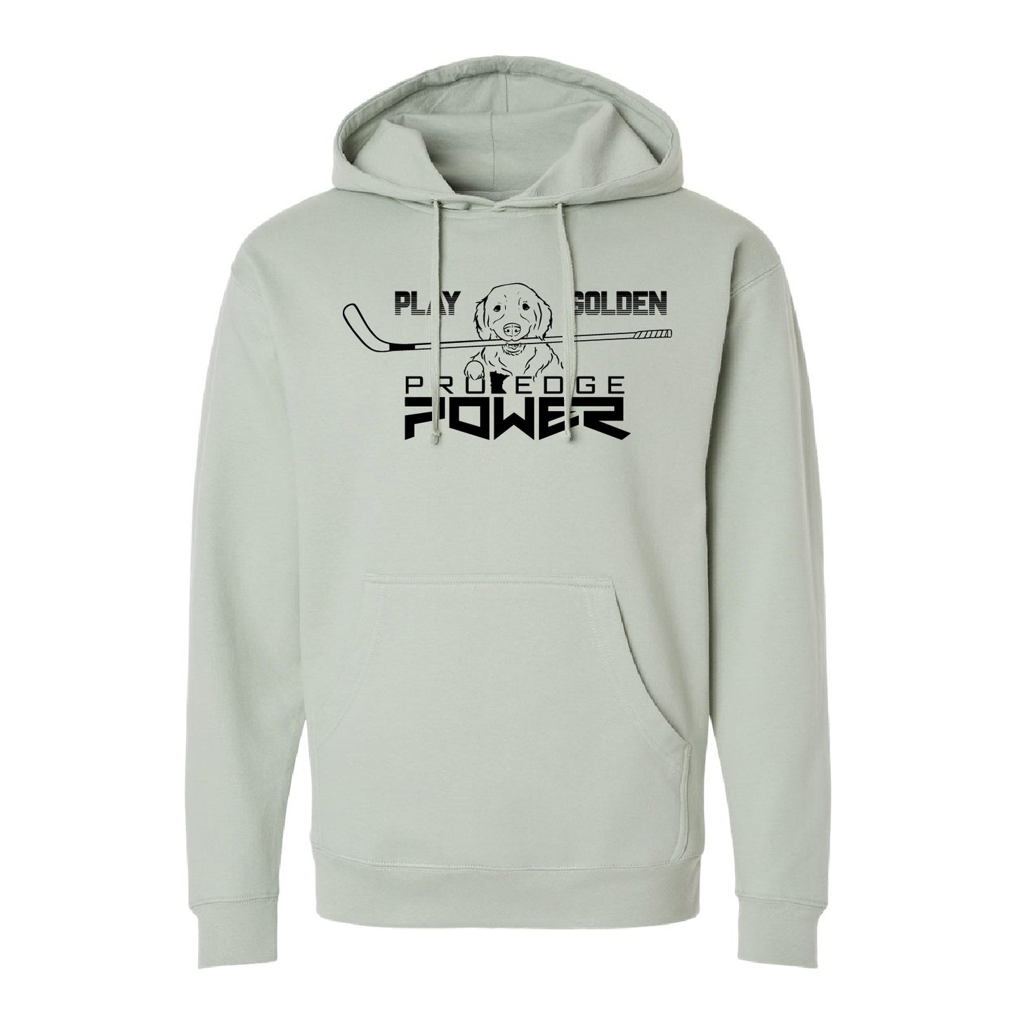 Pro Edge Power Midweight Hooded Sweatshirt Design 2