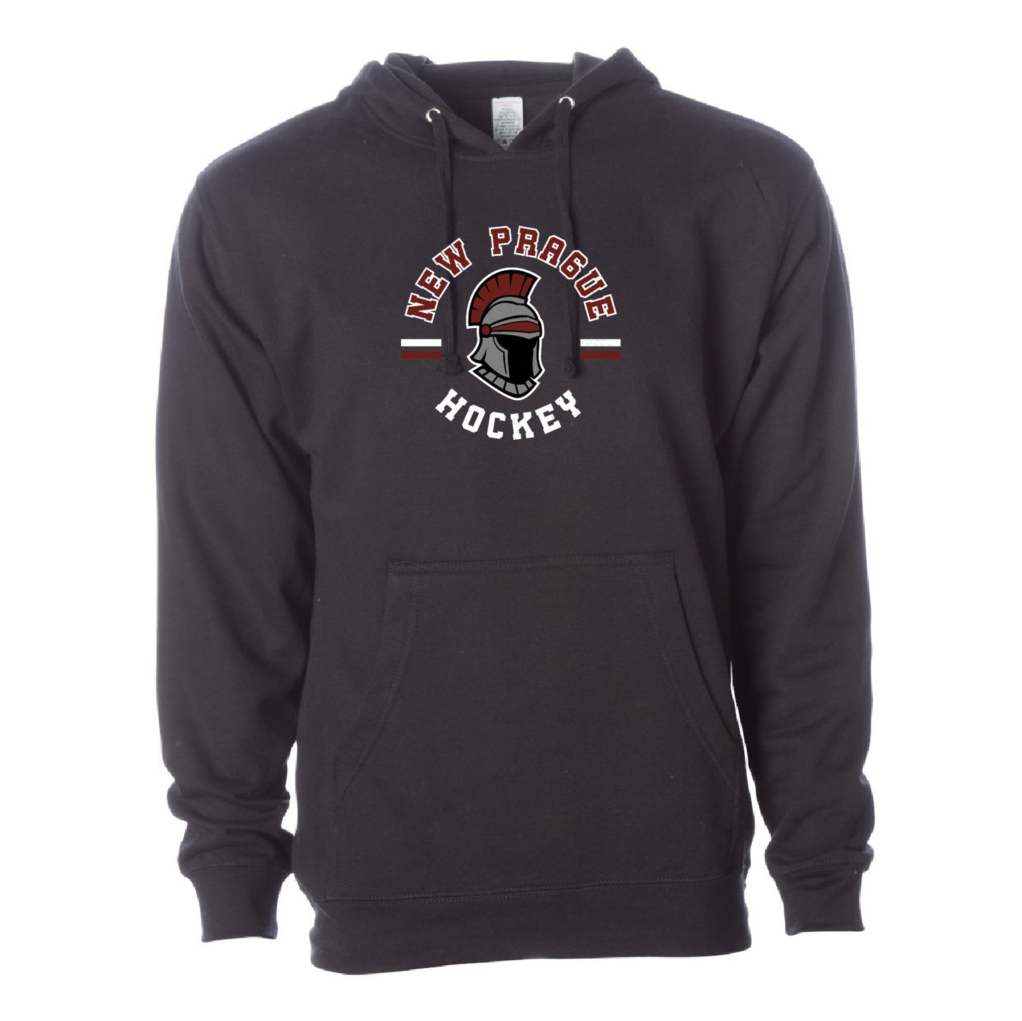 New Prague Fan Apparel Midweight Hooded Sweatshirt (Mascot)