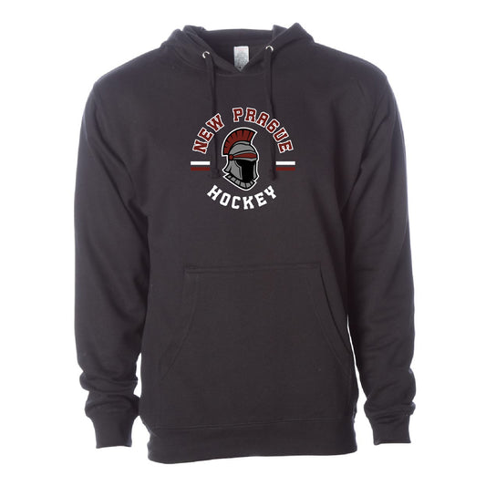 New Prague Fan Apparel Midweight Hooded Sweatshirt (Mascot)