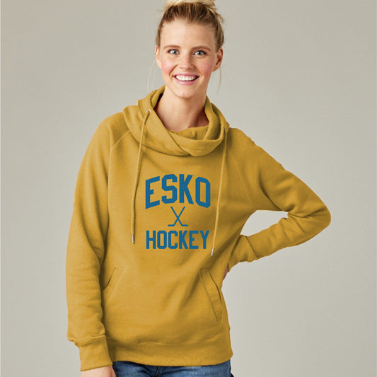 Esko Hockey Ladies Classic Fleece Funnel Neck Pullover Hood