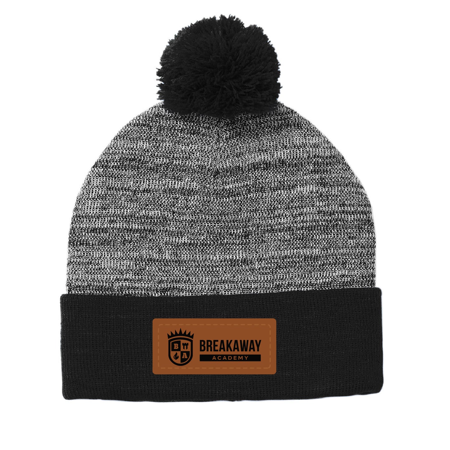 Breakaway Academy Heather Pom Pom Beanie